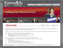 Tablet Screenshot of entouraj.com